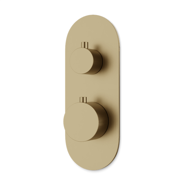Artos - Opera Thermostat with 3-Way Diverter & Off Position Linear Trim Kit
