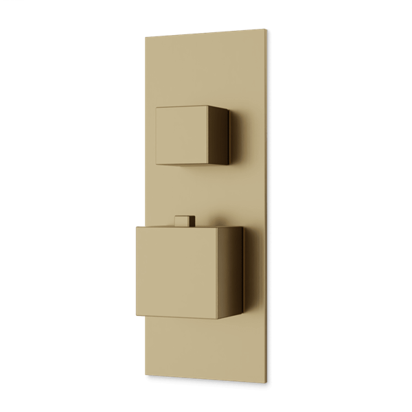 Artos - Edge Thermostat with 3-Way Diverter & Off Position Linear Trim Kit