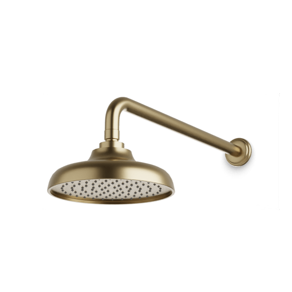 Artos - Classic 8 Inch Rain Shower Head on Ceiling Mount Arm