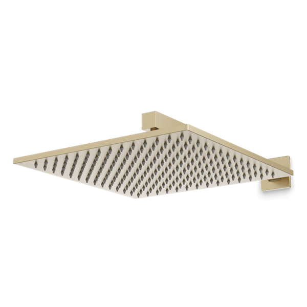 Artos - Edge 12 Inch Rain Shower Head on Ceiling Mount Arm
