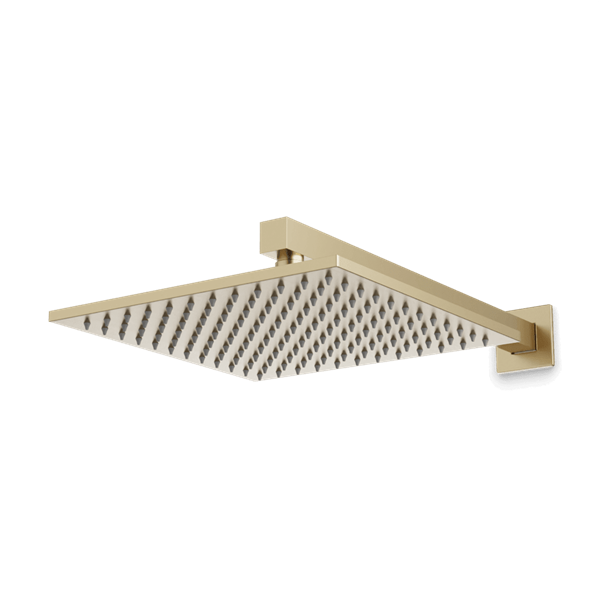 Artos - Edge 10 Inch Rain Shower Head on Ceiling Mount Arm