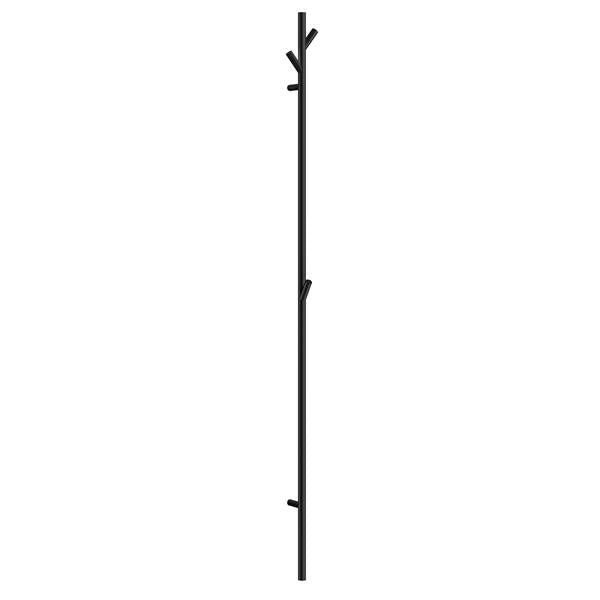 Smedbo - Outline Vertical Towel Hanger Tree, 3 Hooks. Height 67.75 Inches