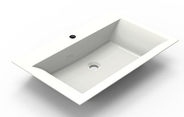 Graff - Desideri Finezza Countertop/Drop-In Bathroom Sink with Single Faucet Hole