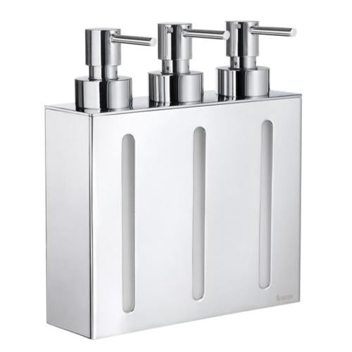 Smedbo - Outline Soap Dispenser In Polished Chrome, 3 Containers.