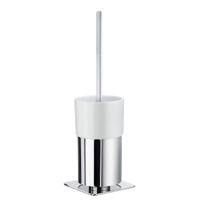 Smedbo - Outline Toilet Brush In Polished Chrome Incl. Porcelain Container. Free Standing