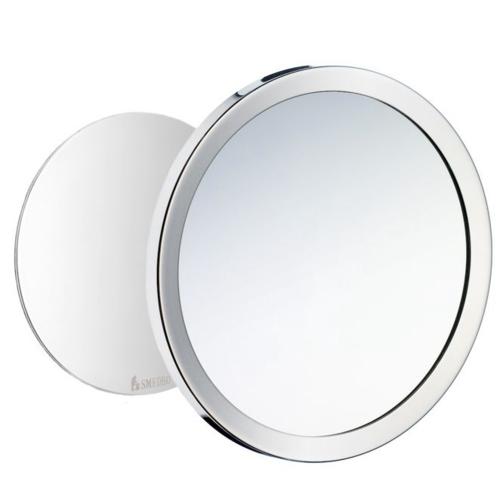 Smedbo - Outline Magnetic Shaving/Make-Up Mirror Self-Adhesive Wall Plate In Polished Chrome