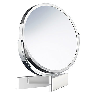Smedbo - Outline Make-Up Mirror, Pol Chrome, Wallmount, X0/X7 Magnification
