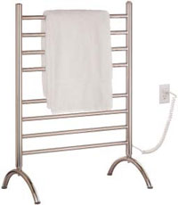 Myson - Pearl, 8 Bar, Floormount Towel Warmer