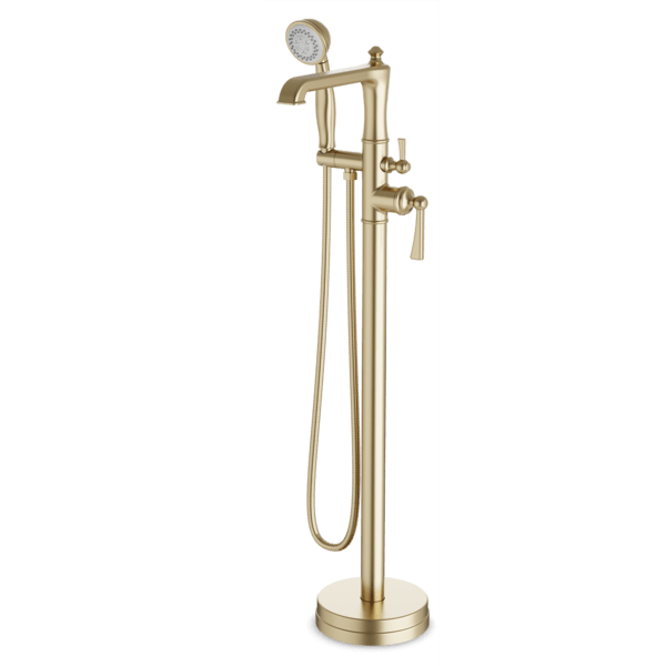 Artos - Classic Floor Mount Tub Filler Trim Kit with Hand Shower