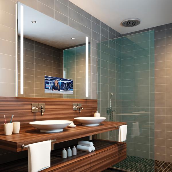 Electric Mirror - Fusion Lighted Mirror With 21.5 Inch TV