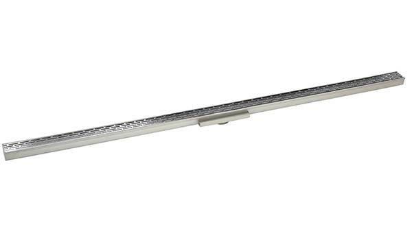 Infinity Drain - 36 Inch FX Series Complete Kit with Perforated Offset Slot Grate