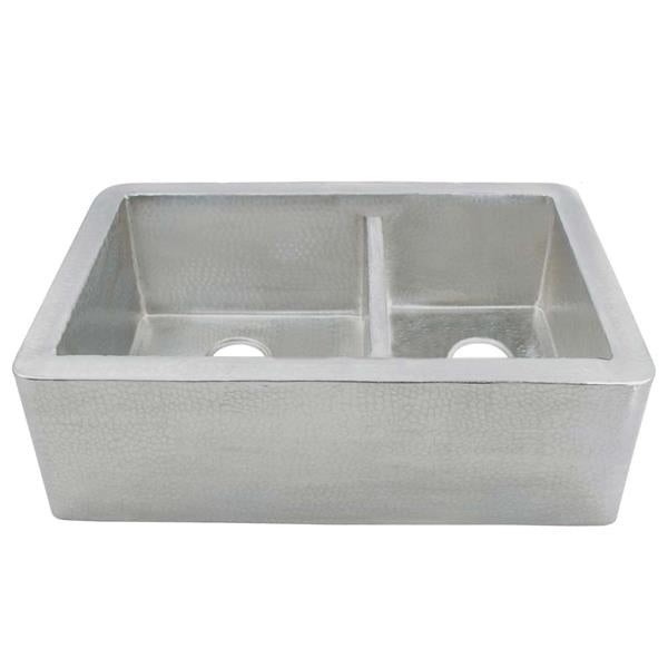 Native Trails - Farmhouse Duet Copper Kitchen Sink