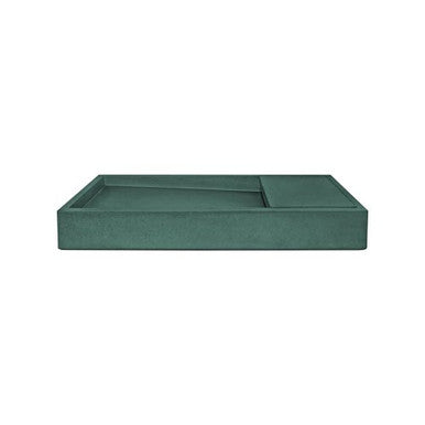 Kast - Flor Countertop/Wall Mount Basin, 27-1/2 x 13-3/4 Inch, LH Bowl, Includes Wall Brackets