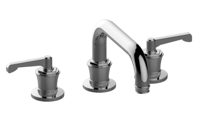 Graff - Vignola Roman Tub Lever Handles Marble Insert - Trim Only