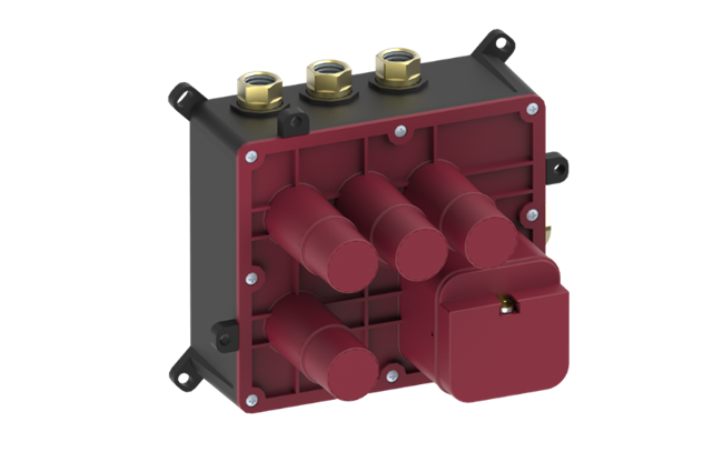 Graff - Riva Thermostatic 3-Button Compact Rough Valve