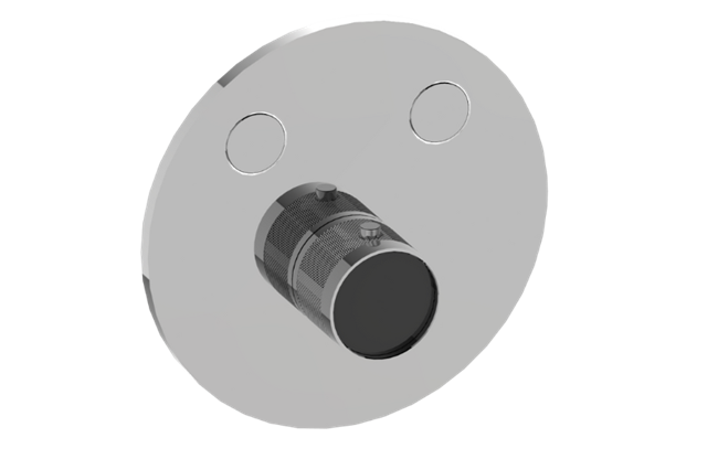 Graff - Riva Contemporary 2-Button Diamond Knurl Round Trim
