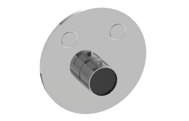 Graff - Riva Contemporary 2-Button Fluted Knurl Round Trim