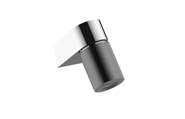 Graff - Riva Wall-Mount Contemporary Diamond Knurl Cascade Showerhead