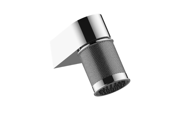 Graff - Riva Wall-Mount Traditional Diamond Knurl Showerhead