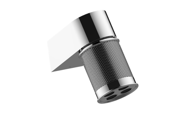 Graff - Riva Wall-Mount Traditional Diamond Knurl 4-Spray Showerhead