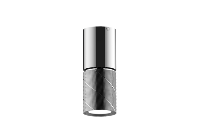 Graff - Riva Ceiling-Mount Contemporary Oblique Knurl LED Fixture