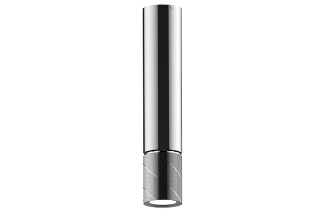 Graff - Riva Ceiling-Mount Contemporary Oblique Knurl LED Fixture