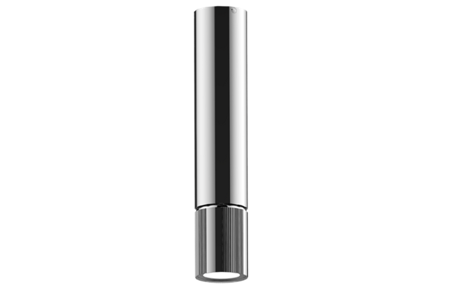 Graff - Riva Ceiling-Mount Contemporary Fluted Knurl LED Fixture-REMOTE (trim only)