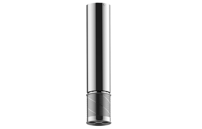 Graff - Riva Ceiling-Mount Traditional Oblique Knurl 4-Spray Showerhead