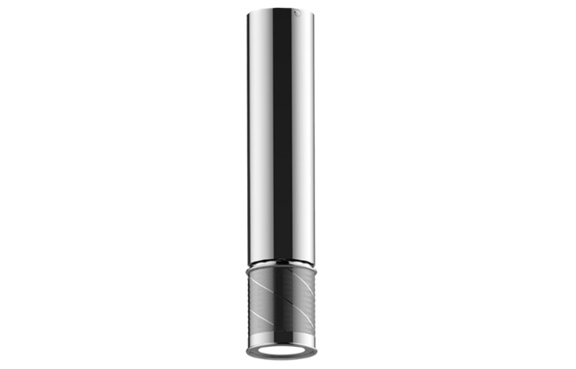 Graff - Riva Ceiling-Mount Traditional Oblique Knurl LED Fixture