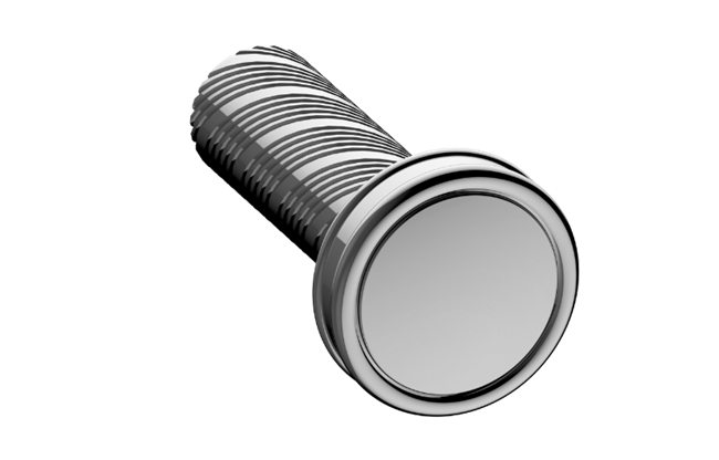 Graff - Riva Traditional Towel hook Oblique Knurled