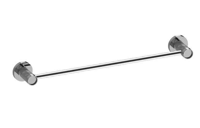 Graff - Riva Contemporary 18 Inch Towel Bar Oblique Knurled