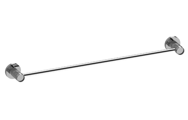 Graff - Riva Contemporary 24 Inch Towel Bar Oblique Knurled