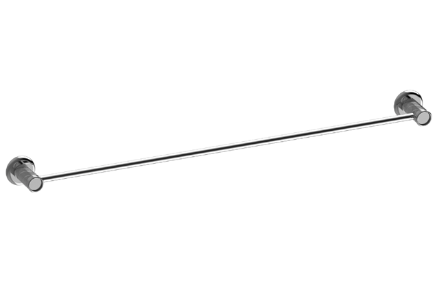 Graff - Riva Traditional 30 Inch Towel Bar Oblique Knurled