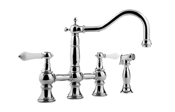 Graff - Adley Bridge Kitchen Faucet with Side Spray