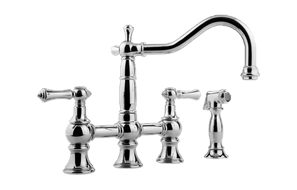 Graff - Adley Bridge Kitchen Faucet with Side Spray
