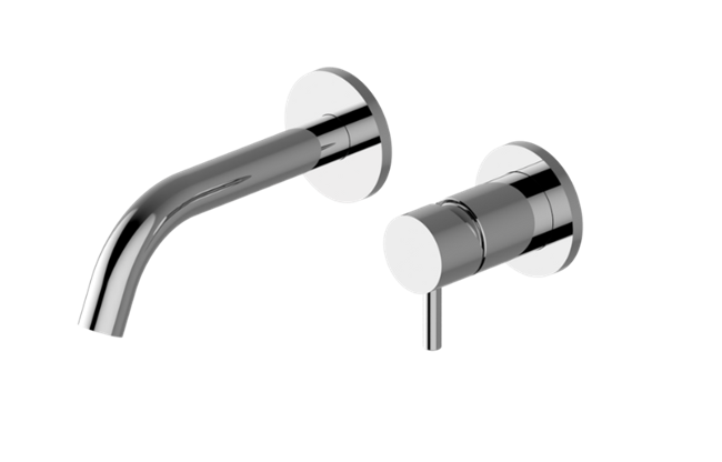 Graff - M.E. Wall-Mounted Lavatory Faucet with Single Handle - Trim Only