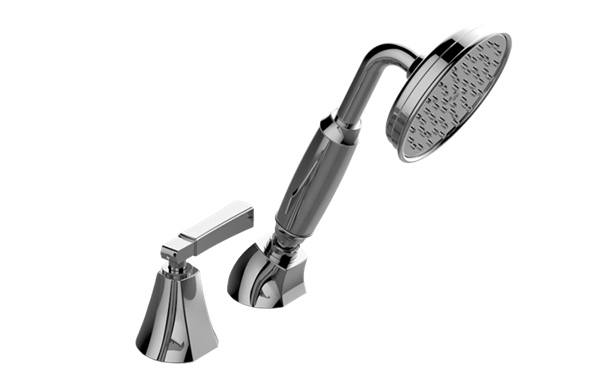Graff - Finezza DUE Deck-Mounted Handshower & Diverter Set w/Lever Handle - Trim Only