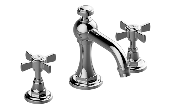 Graff - Camden Widespread Lavatory Faucet w/Cross Handle