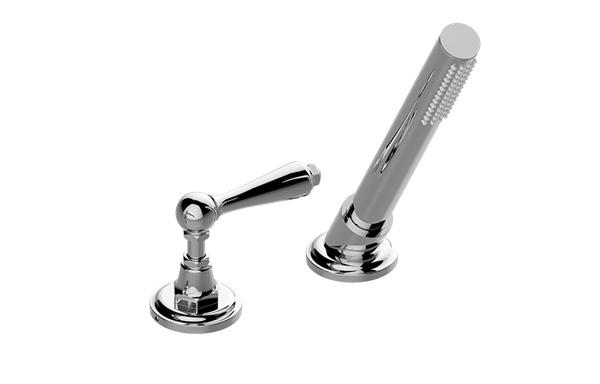 Graff - Camden Deck-Mounted Handshower & Diverter Set w/Lever Handle - Trim Only