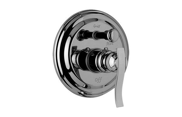 Graff - Bali Pressure Balancing Valve Trim with Handle and Diverter - Trim Only