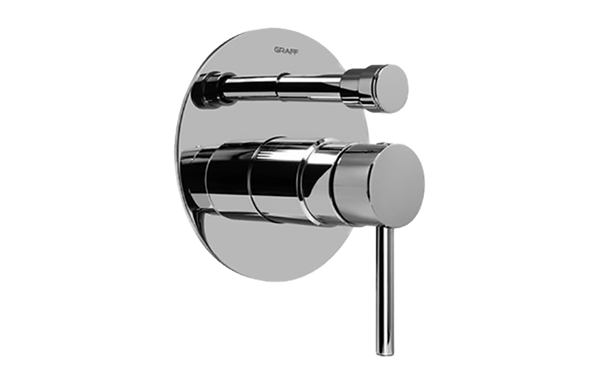 Graff - M.E. Pressure Balancing Valve Trim with Handle and Diverter - Trim Only