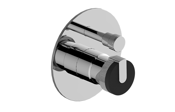 Graff - MOD+ Pressure Balancing Valve Trim with Handle and Diverter - Trim Only