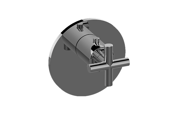 Graff - M.E./Terra Round M-Series Thermostatic Valve Trim Plate with Handle