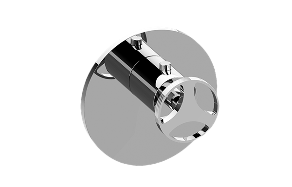 Graff - Harley Round M-Series Thermostatic Valve Trim Plate with Handle