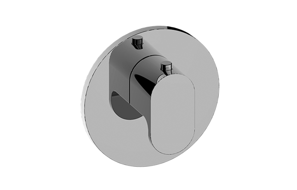 Graff - Ametis Round M-Series Thermostatic Valve Trim Plate with Handle