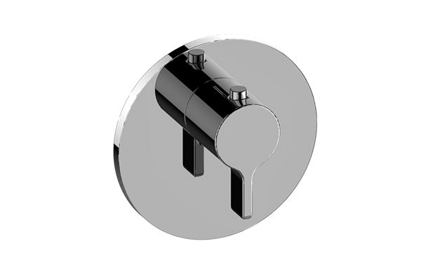 Graff - Terra Round M-Series Thermostatic Valve Trim Plate with Handle