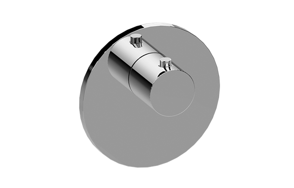 Graff - M.E. Round M-Series Thermostatic Valve Trim Plate with Handle