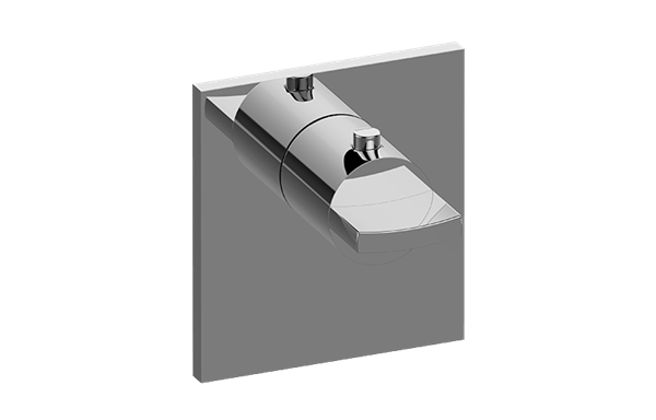 Graff - Sade/Targa Square M-Series Thermostatic Valve Trim Plate with Handle