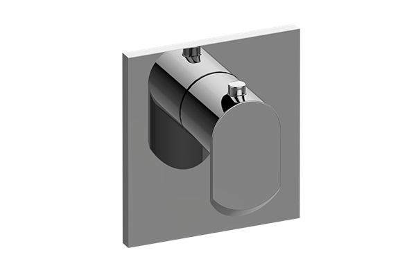 Graff - Phase Square M-Series Thermostatic Valve Trim Plate with Handle