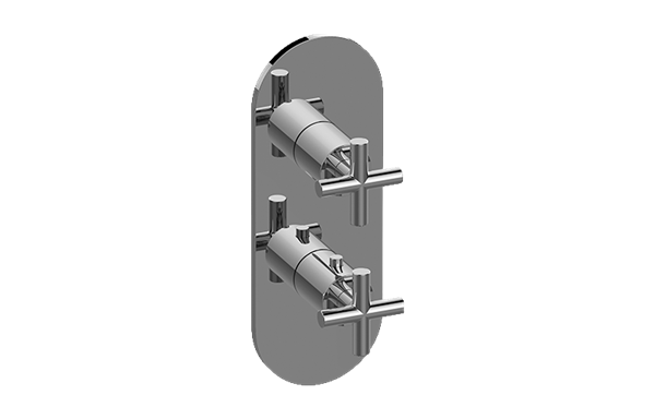 Graff - M.E./Terra Round M-Series Valve Trim with Two Handles
